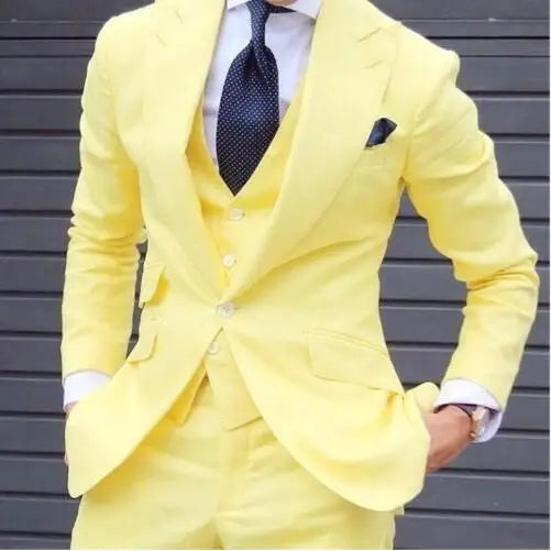 Classy Wedding Tuxedos Suits Slim Fit Bridegroom For Men 3 Pieces Groomsmen Suit Male Cheap Formal Business (Jacket+Vest+Pants