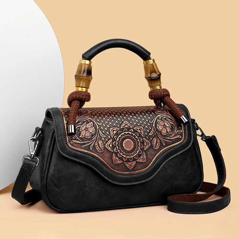 Retro Shoulder Bag Women Handbag High-quality 3D Printed Diagonal Crossbody Classic Office Not Too Big or Too Small Bag Luxury