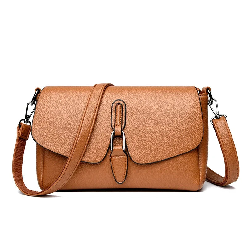 New Soft Leather Crossbody Bags for Women Luxury Handbags Women Bags Designer Female Casual Hand Shoulder Bag bolsos de mujer