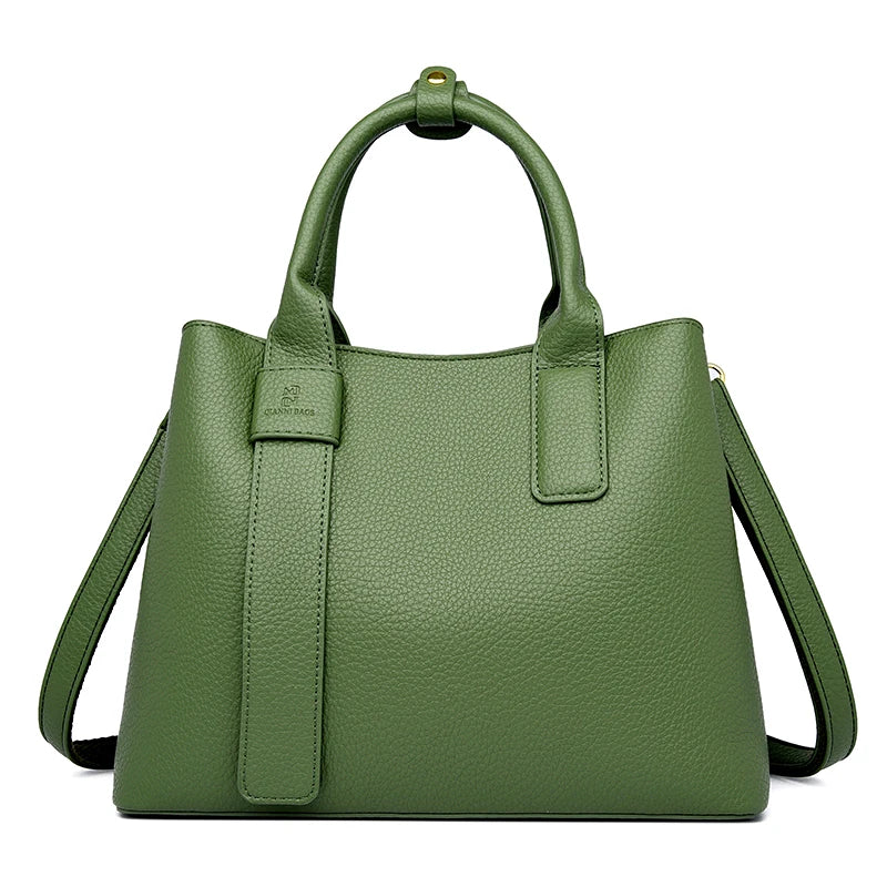 Business Handbags For Women 2022 Luxury Designer Handbag Pure Color Big Capacity Shoulder Crossbody Bags Branded Top-handle Tote
