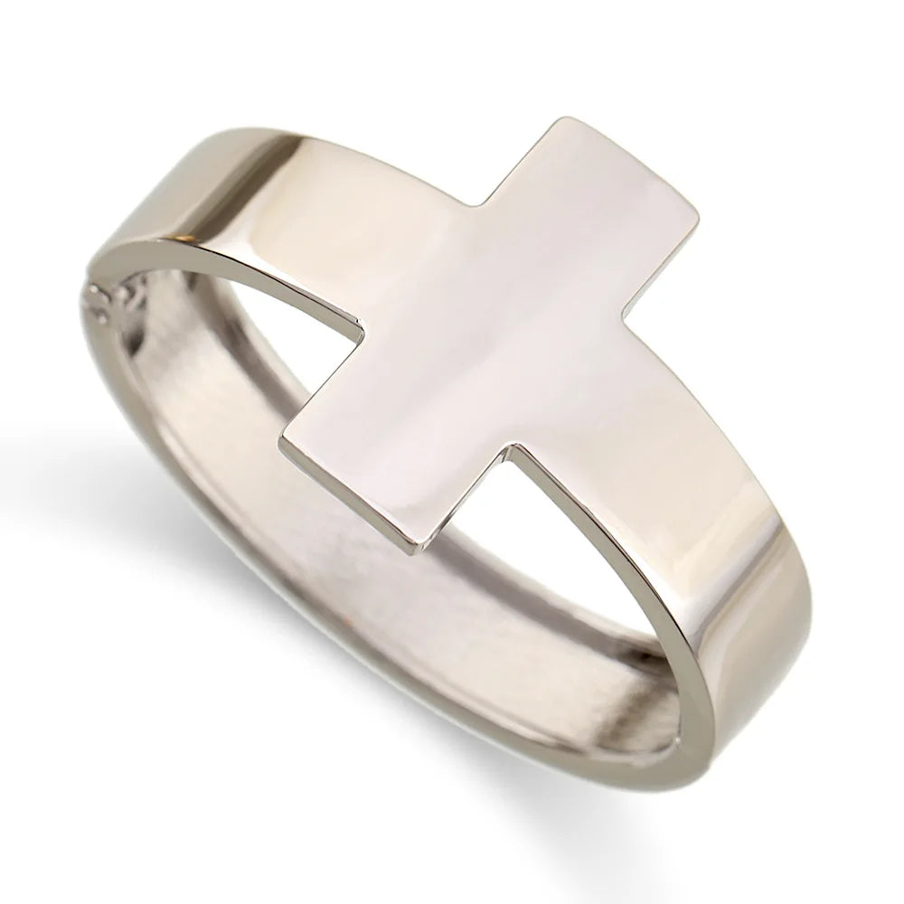 Big Cross Bangles for Women, Arm Cuff Jewelry