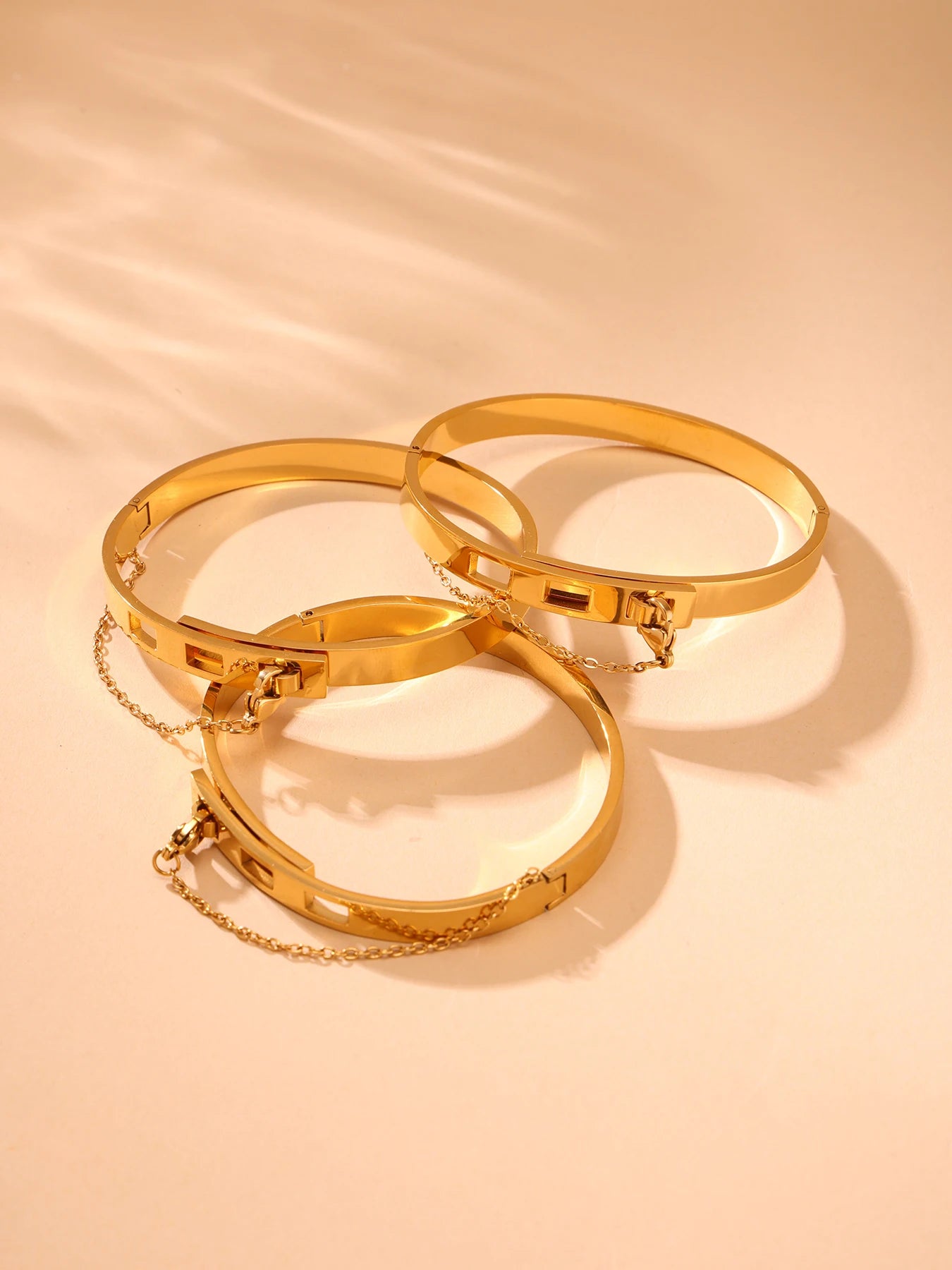Women's Bangles Bracelets Stainless Steel Gold Plated Bracelet For Women Designer Luxury Woman Jewelry Accessories Couple Gift