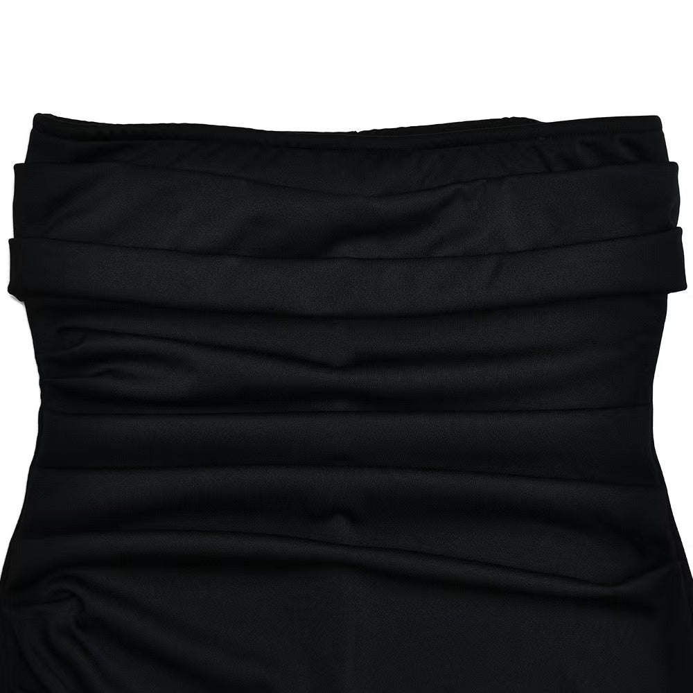 2025 Fashion Summer New Sexy Party Evening Dress Sexy Women's Dresses Black Backless Sleeveless Long Dress Elegant