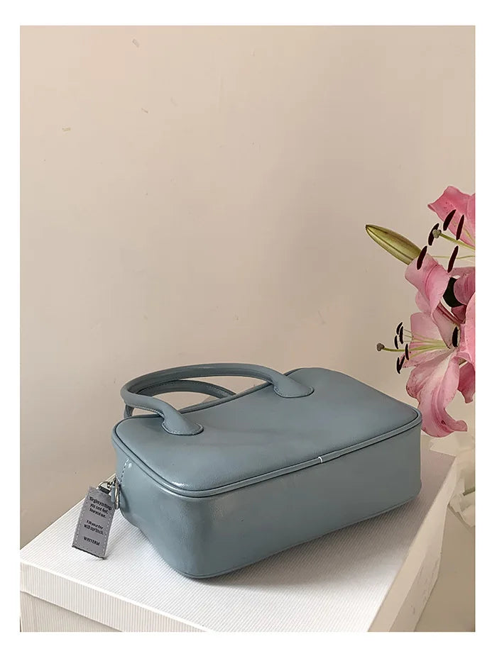 New Women Casual Tote Handbags Fashion Ladies Daily Crossbody Bag Retro Oil Wax Leather Female Shoulder Messenger Bags Summer