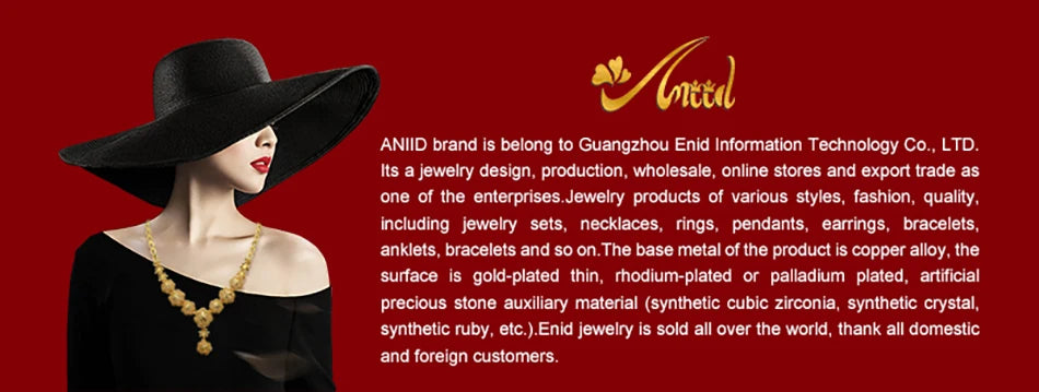 ANIID Dubai 24K Gold Plated Jewelry Bangle Wedding Party Gifts Arabic Women Braclets Indian Bangle Charm Bracelets Wholesale