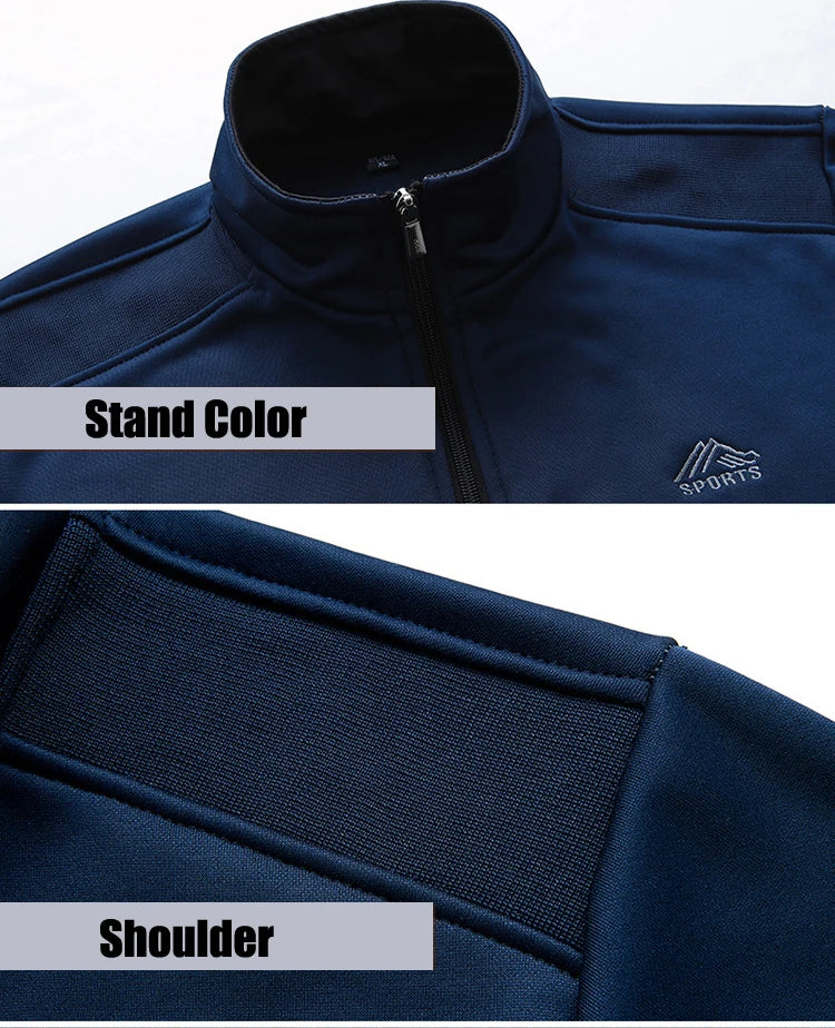 Men Sportwear Sets Fashion Autumn Spring Sporting Suit Sweatshirt +Sweatpants Mens Clothing 2 Pieces Sets Slim Tracksuit hoodies