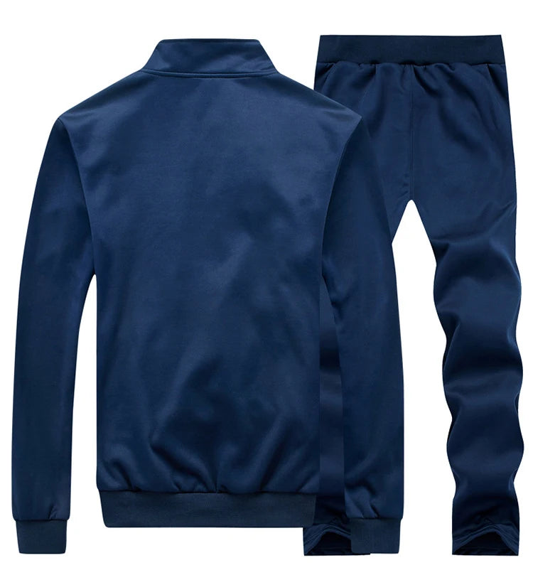 Men Sportwear Sets Fashion Autumn Spring Sporting Suit Sweatshirt +Sweatpants Mens Clothing 2 Pieces Sets Slim Tracksuit hoodies