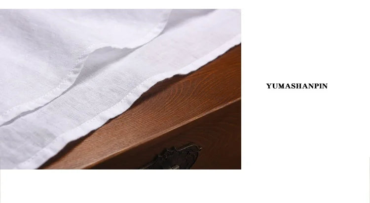 New design brand clothing 100% Linen Men shirt Casual shirts for men short sleeve stand collar top mens camisa masculina chemise