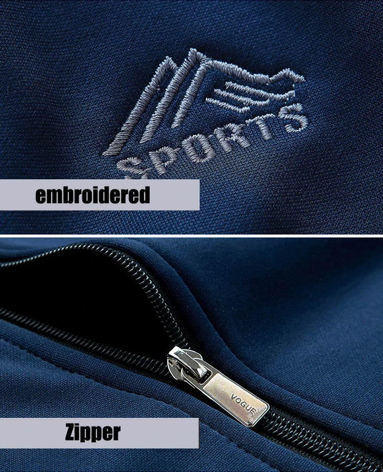 Men Sportwear Sets Fashion Autumn Spring Sporting Suit Sweatshirt +Sweatpants Mens Clothing 2 Pieces Sets Slim Tracksuit hoodies