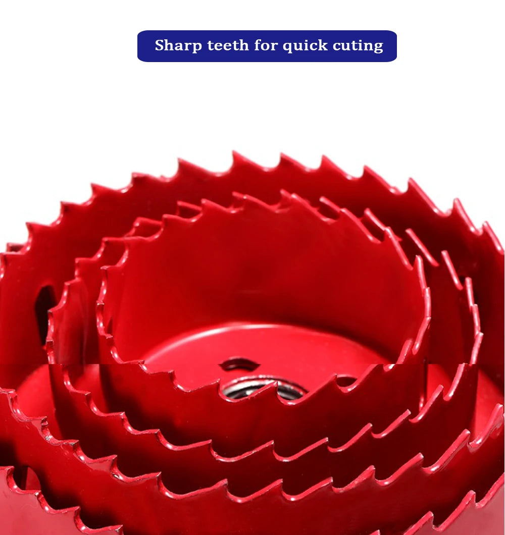 Hole Saws 1PC 20mm-200mm M42 Bi-Metal Drill Bit Cutter Carpentry Tools Cutting Metal Plastic Iron Hand Tools
