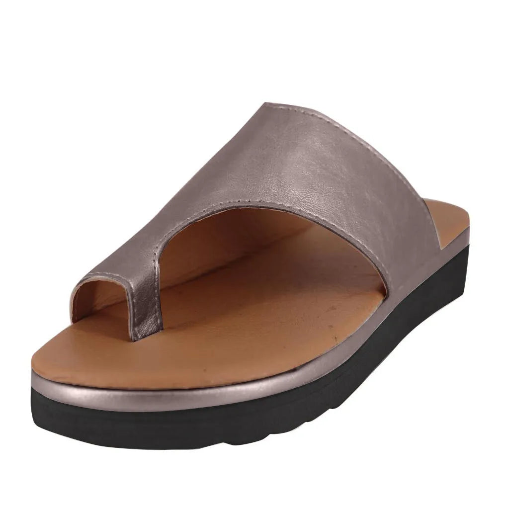 Women's Sandals  New Female Shoes Comfy Platform Flat Sole Orthopedic Bunion Corrector Plus Size 35-43 Casual Shoes Woman