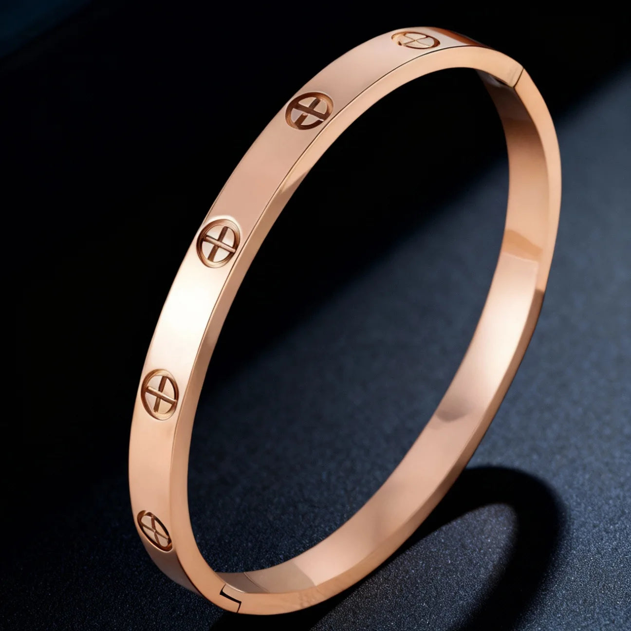 Silver Color Bangles Bracelet for Women Girls Titanium Steel 18K Gold Plated Waterproof Jewelry Luxury Sparkling Zircon Bangles