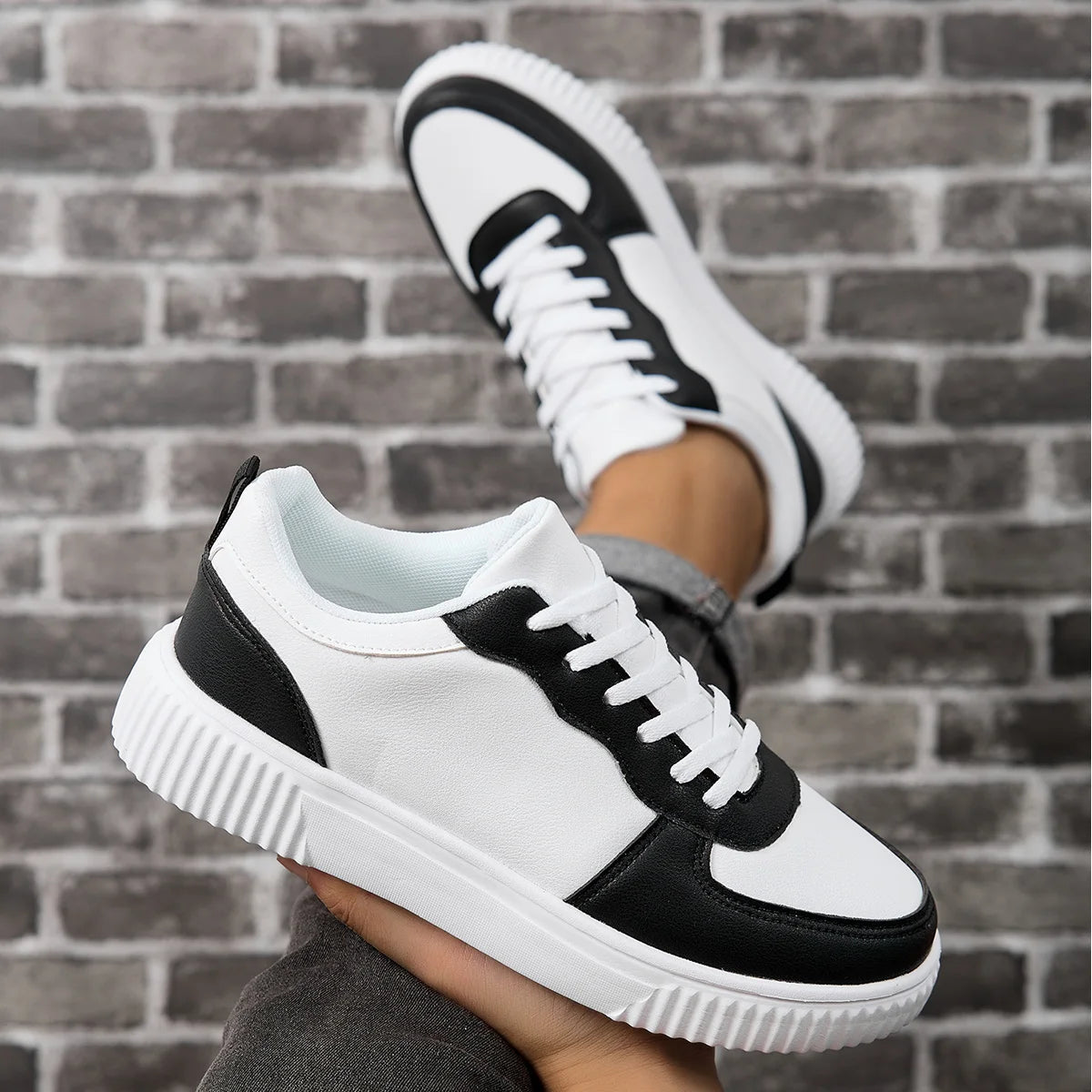 Women's Casual Shoes Breathable Walking Flat Shoes Sneakers White Female Footwear Sports Running Outdoor Walking For Men Tennis