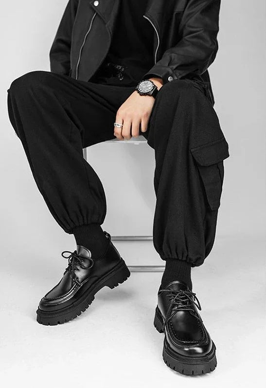 Men's Leather Shoes Dress Formal Business Male Casual Shoe High Quality Fashion Footwear Offer Classic Original Size 45 Adults