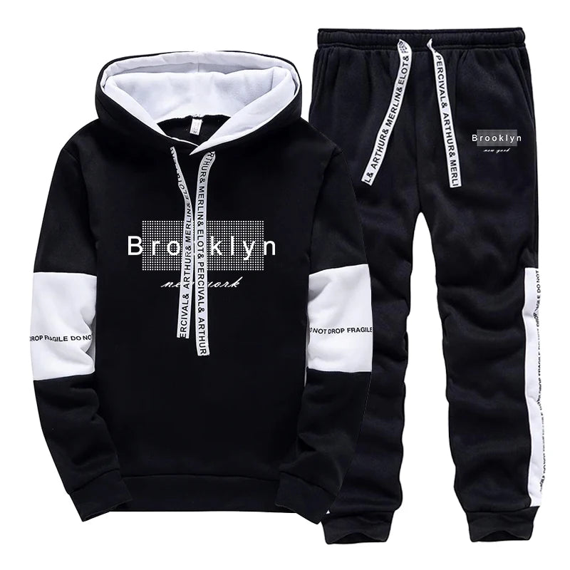 Mens Tracksuit Printing Casual Sweatshirts Outdoors Sports Jogging Man Clothing Hot Sales Streetwear Single Piece Hoodies Pants