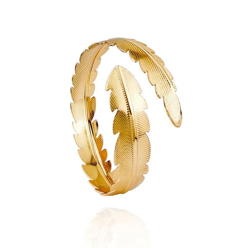 Fashion Arm Bracelet for Women Girls Mental Open Upper Arm Bangle Bracelet Simple Adjustable Armlet Armband