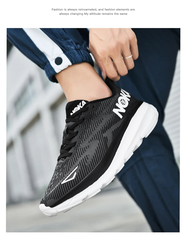 PARZIVAL Men's Sneaker Air Cushion Runner Trainers Tenis Marathon Sports Running Shoes Women Outdoor Athletic Speciality Sneaker