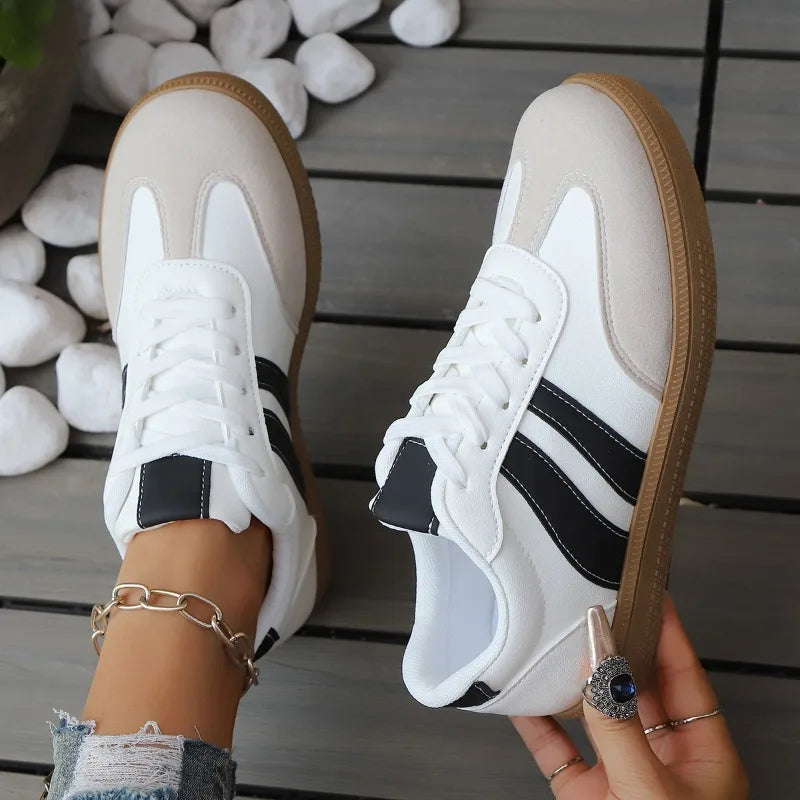 2026 Women Tennis Sneakers Flats Ladies Fashion Vulcanized Shoes Spring Autumn Woman Outdoor Trainers Footwear Женская Обувь