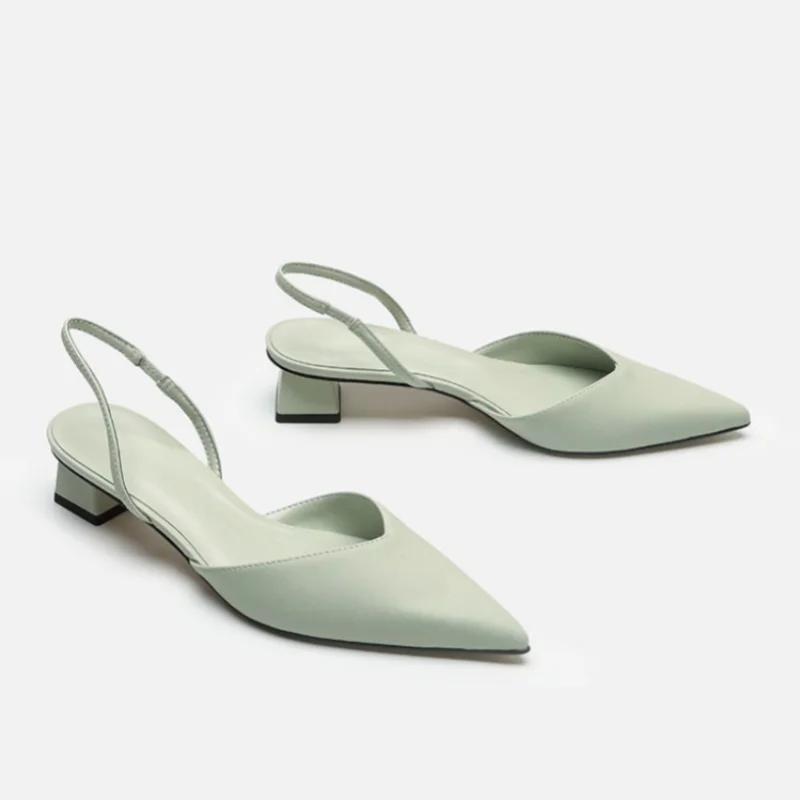 Shoes for Women Hot Sale Slingbacks Women's High Heels Shallow Mouth Office and Career Sexy Slip-on Toe Cap Gladiator Sandals