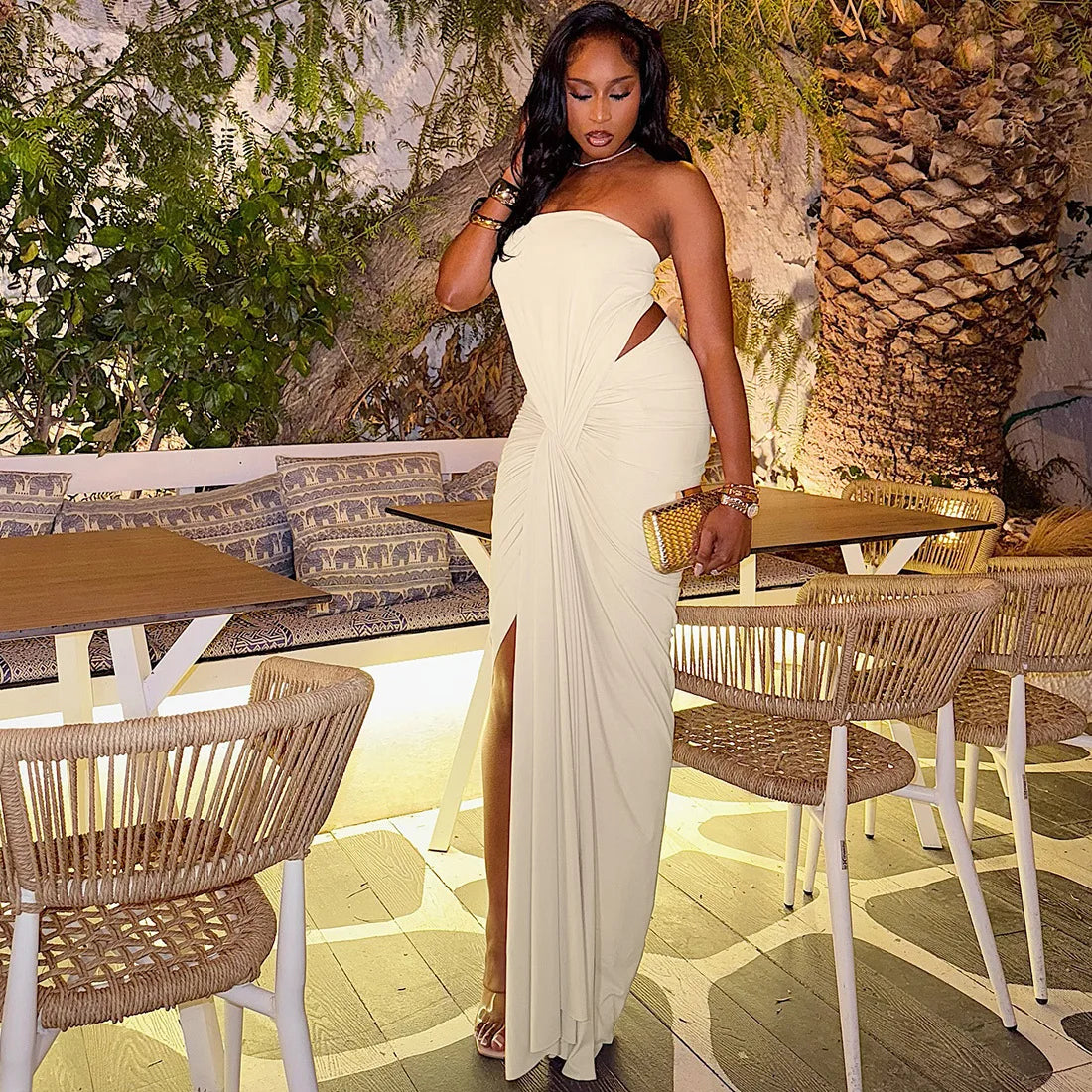 2026 Sexy Dresses For Ladies Evening Dress Vestidos Temperament Slim Irregular Piglet Breast Sleeveless Solid Color Party Prom