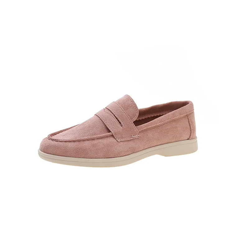 Women's Low Top Shoes 2025 Spring and Autumn New Casual Comfort Loafers High Quality Solid Flat Shoes Zapatos De Mujer