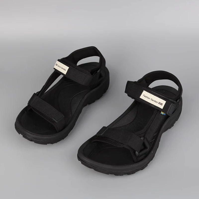 Ladies' Fashion Casual Flat Sandals Outdoor Summer  Open-Toe Beach  Shoes Soft Sole Comfort Women's Breathable Walking Sandials
