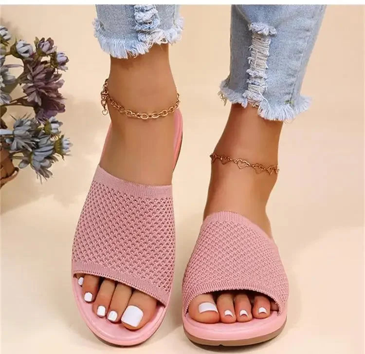 Woman Sandals Shoes Summer Party Women's Sandals Outdoor Women's Shoes Soft Sandals Ladies Slip On Slipper Female Footwear