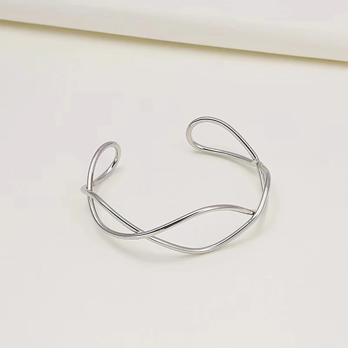 New Fashion Geometric Retro Metal Line Hollow Open Bracelet