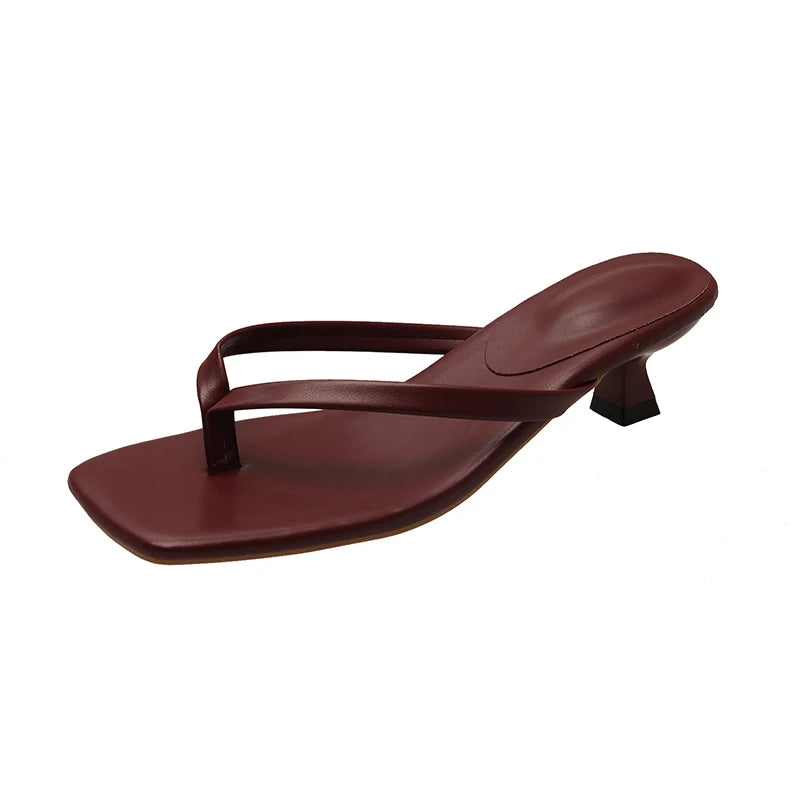 Women Slippers High Heels Sandals Sexy Open Toe Party Wedding New Summer Shoes Fashion Beach Woman Soft Slides Zapatos De Mujer