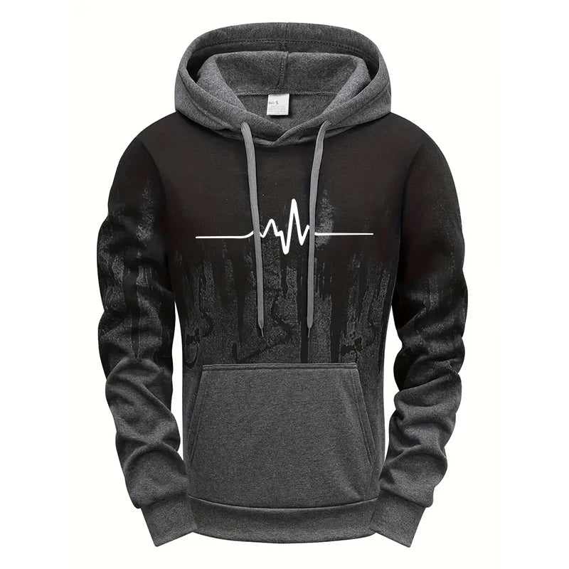 High Quality Men's Tracksuit Casual Jogging Men Versatile Sweatshirts Sweat Pants Fashion Comfort Daily Sports Simple Hoodie Set