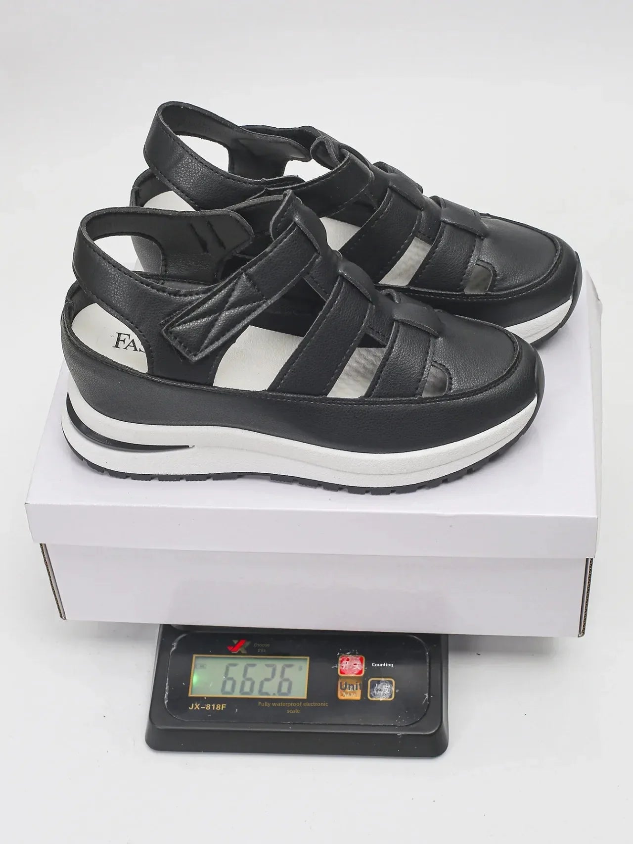 Ladies Shoes 2025 High Quality Buckle Strap Women's Sandals New Closed Toe Office and Career Summer Solid Wedge Sandals Zapatos