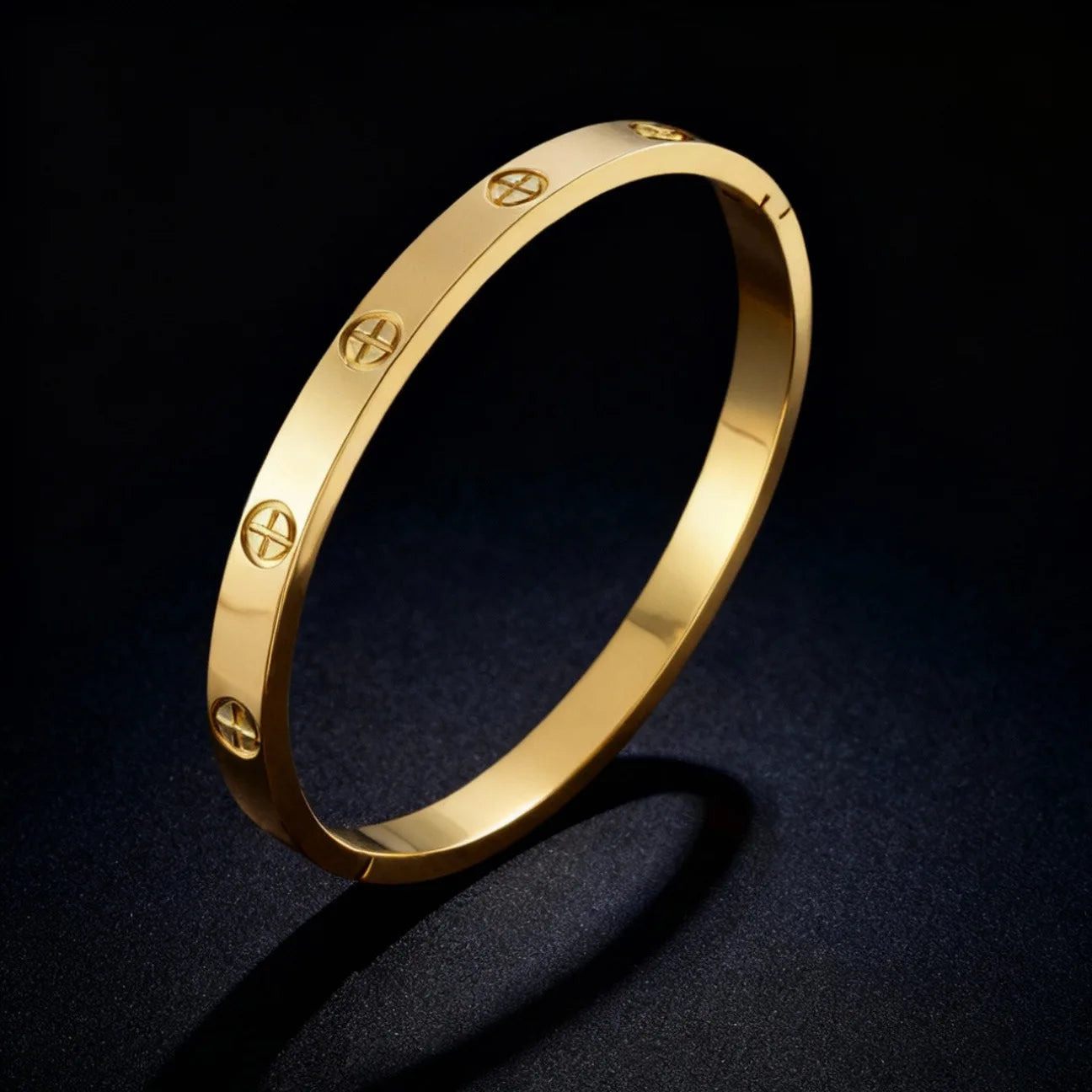 Silver Color Bangles Bracelet for Women Girls Titanium Steel 18K Gold Plated Waterproof Jewelry Luxury Sparkling Zircon Bangles