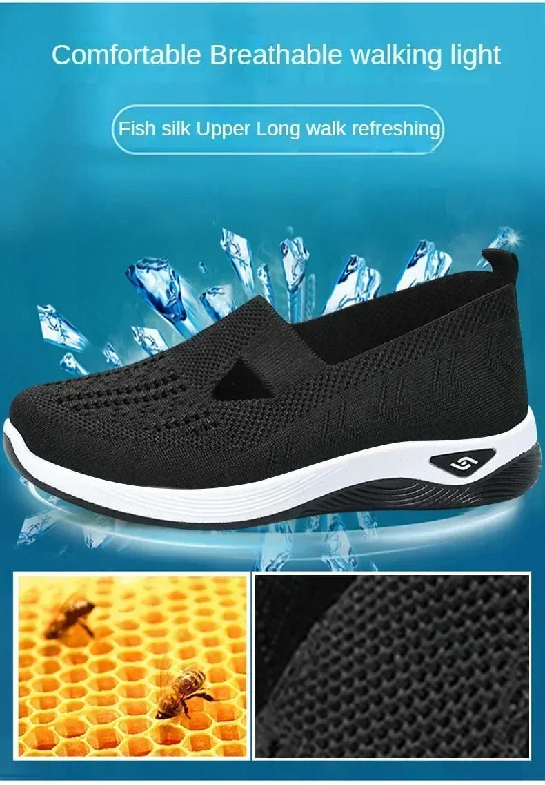 Women's Casual Shoes Breathable Comfortable Orthopedic Shoes Non Slip Sneakers For Spring And Summer New Arrival Women Mesh