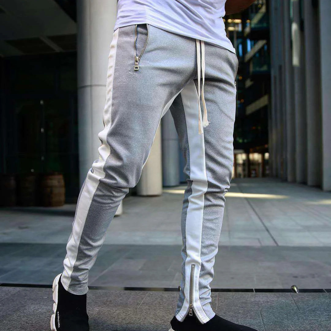 Casual Fashion Pants Men Sportwear Track Tracksuit Gyms Fitness Trousers For Men Hip Hop Black Clothing Joggers Sweatpants Men