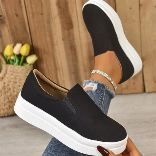 Shoes for Women Spring Leisure Sneakers New Womens Lazy Footwear Lightweight Thick Sole Platform Women Shoes Size 36-43