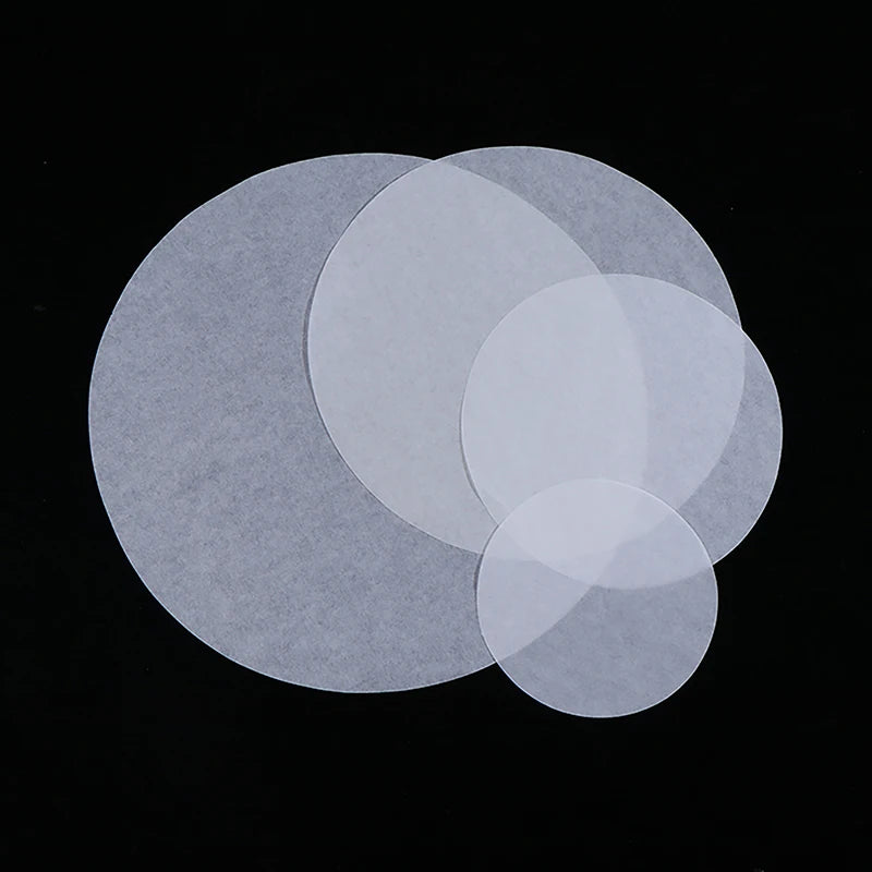 50Pcs Baking Oiled Paper Circle Parchment Paper Multifunction Liner BBQ Oven Patty Hamburger Paper Steamer Liners Baking Tool