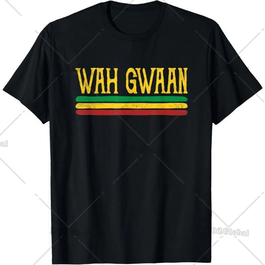 Funny Jamaica Jamaican Colors Rasta Reggae T-Shirt Unisex Cotton Casual T Shirts Large Size Tees Streetwear