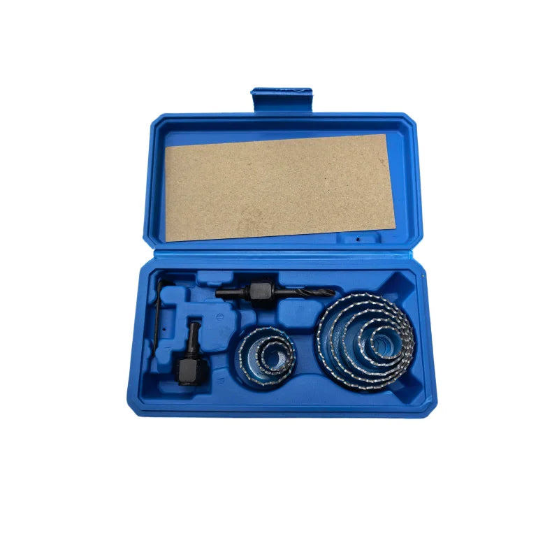 11pcs/set Hole Saw Cutting Set Kit Tools 19-64mm with Case for thin wooden board