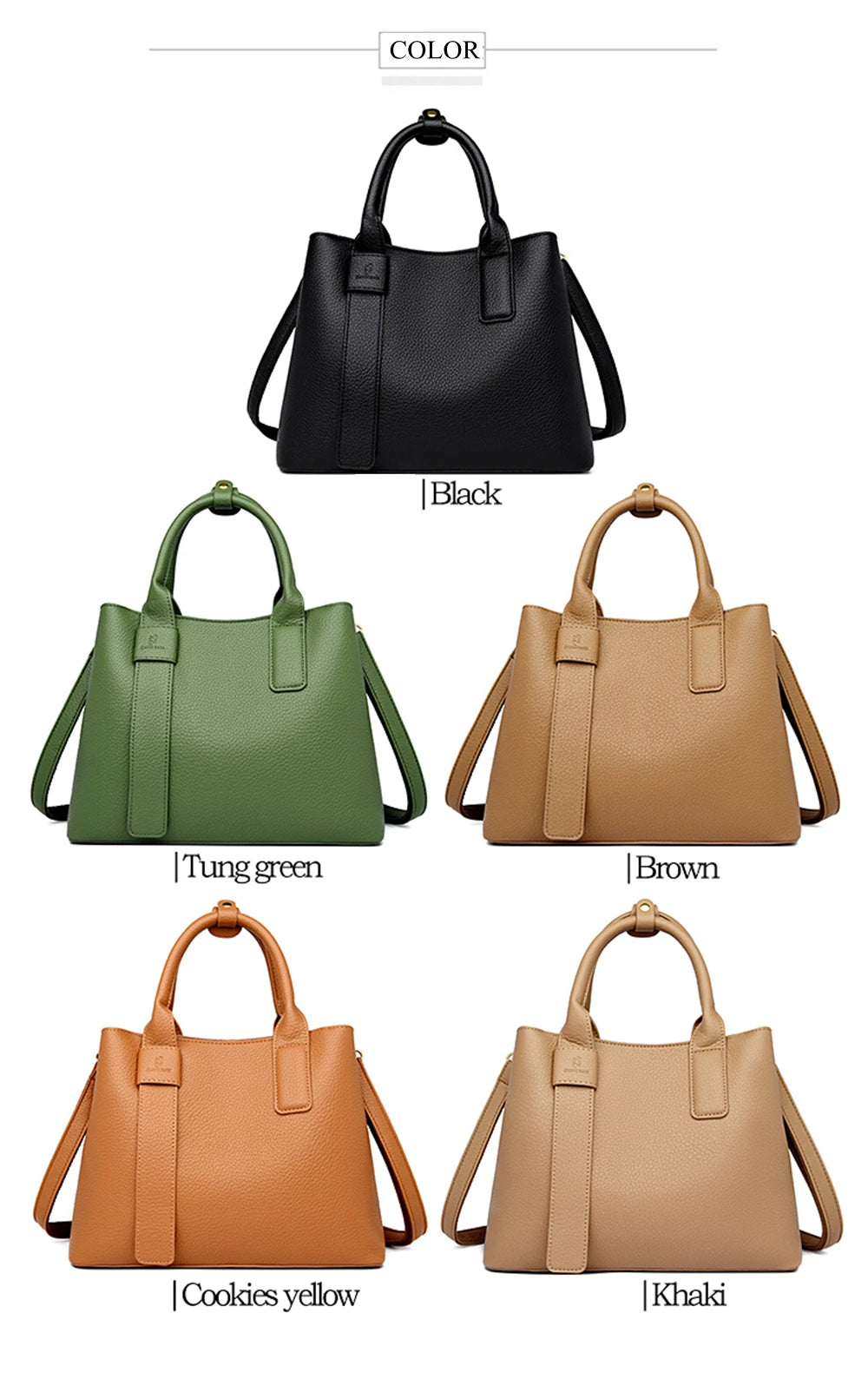Business Handbags For Women 2022 Luxury Designer Handbag Pure Color Big Capacity Shoulder Crossbody Bags Branded Top-handle Tote