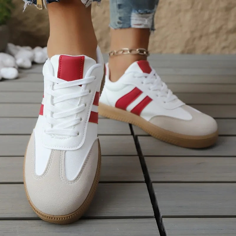 2026 Women Tennis Sneakers Flats Ladies Fashion Vulcanized Shoes Spring Autumn Woman Outdoor Trainers Footwear Женская Обувь