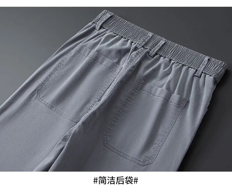 Tensi Casual Jeans Men's 2025 New Loose Straight Long Pants Summer Thin Sports