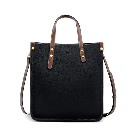 New Ladies Genuine Leather Handbags Big Women Bag Large Vintage Female 2025 Office Hand Shoulder Bags For Women Tote