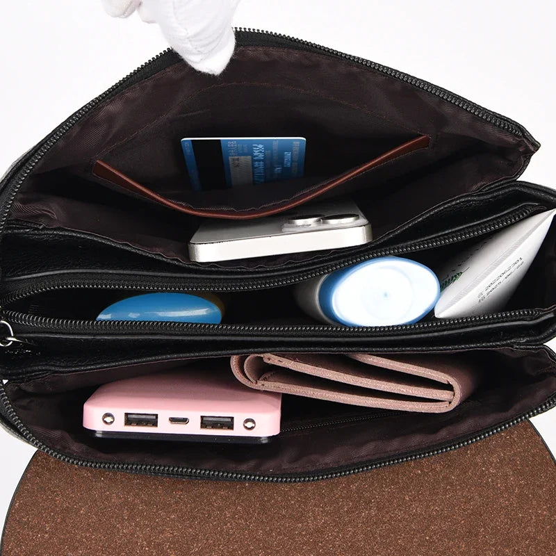 New Soft Leather Crossbody Bags for Women Luxury Handbags Women Bags Designer Female Casual Hand Shoulder Bag bolsos de mujer