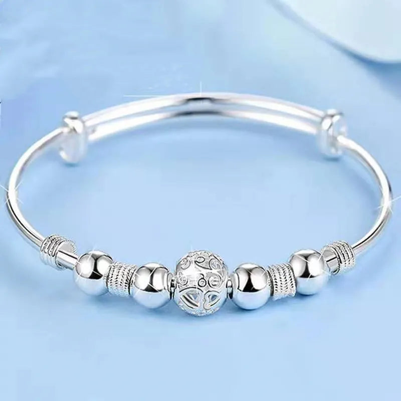 925 Sterling Silver Bracelet Beads High Quality for Men Women Luxury Wedding Jewelry Engagement Fashion Party Gifts