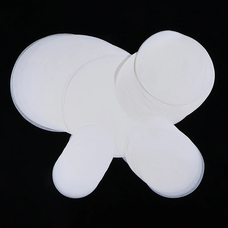 50Pcs Baking Oiled Paper Circle Parchment Paper Multifunction Liner BBQ Oven Patty Hamburger Paper Steamer Liners Baking Tool
