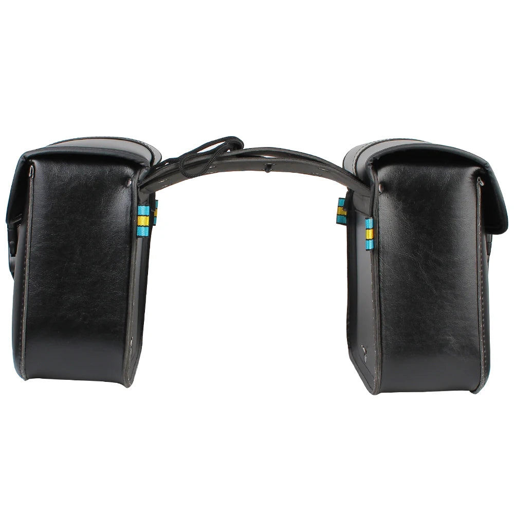Retro Fashion Motorcycle Saddle Bags Pouch Storage Case Side Luggage Tank Suitcase PU Leather / PVC Bags Motorbike Accessories