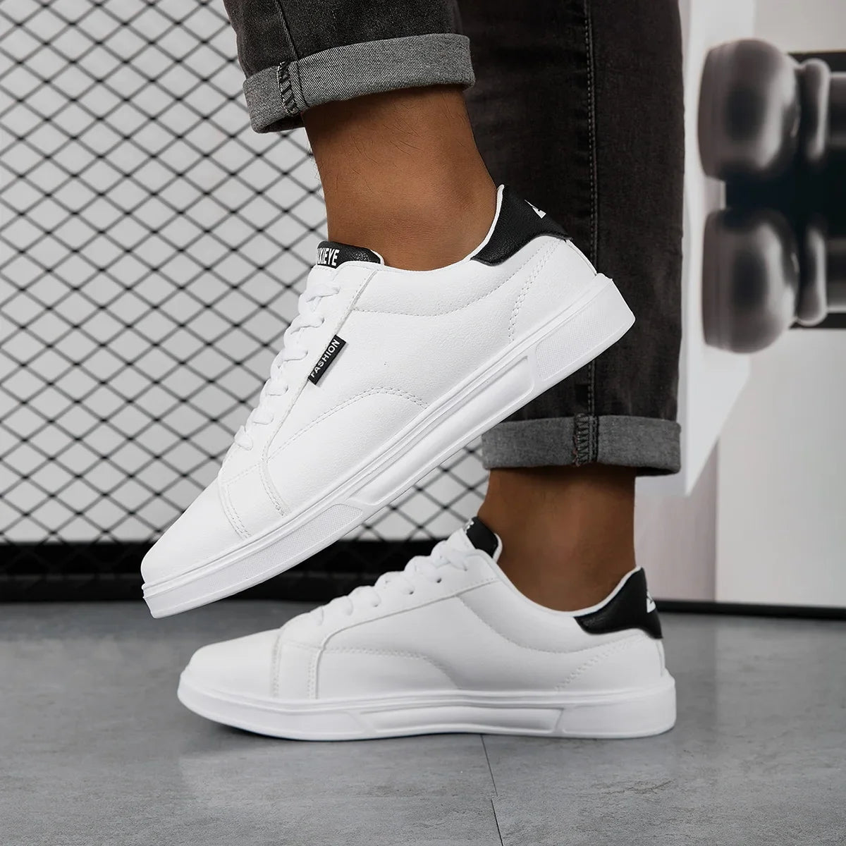 Men Shoes Comfortable Casual For Women White Leather Sneakers Lightweight Walking Flat Outdoor Sport Running Tennis zapatillas