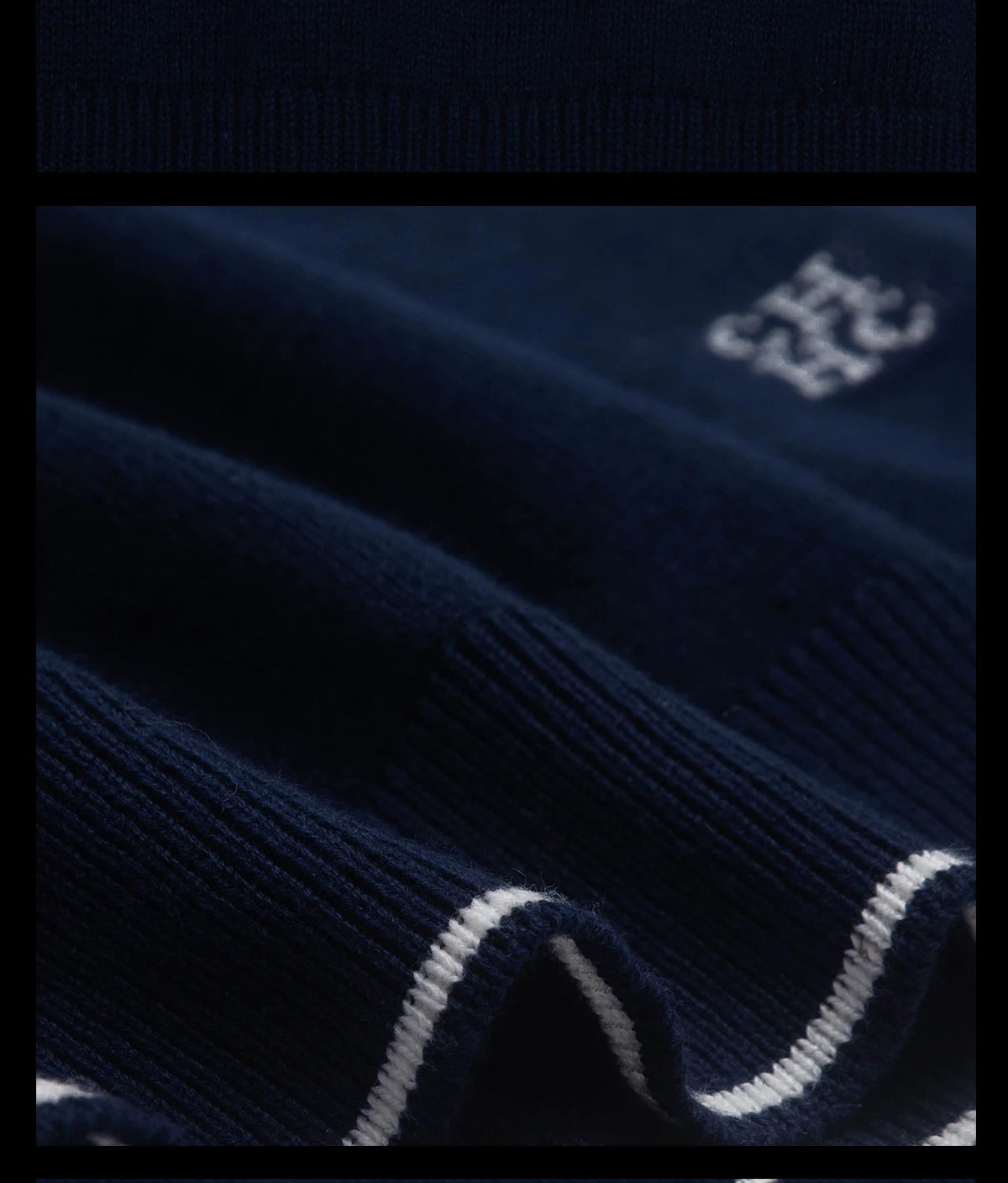 CHCH Stripe Knit Polo Men's Shirts Summer New Slim Solid Color Breathable Turn-Down Collar Business Short Sleeve Polo Tops