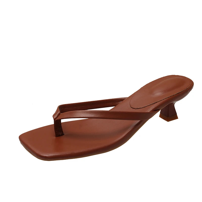 Women Slippers High Heels Sandals Sexy Open Toe Party Wedding New Summer Shoes Fashion Beach Woman Soft Slides Zapatos De Mujer