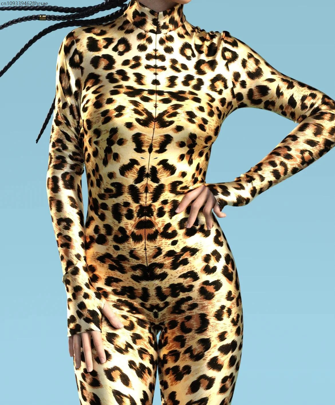 UR1 Women Jumpsuit Dense Color Dots 3D Pattern Adults Halloween Cosplay Costume Party Jumpsuits Carnival Bodysuit Monos Mujer